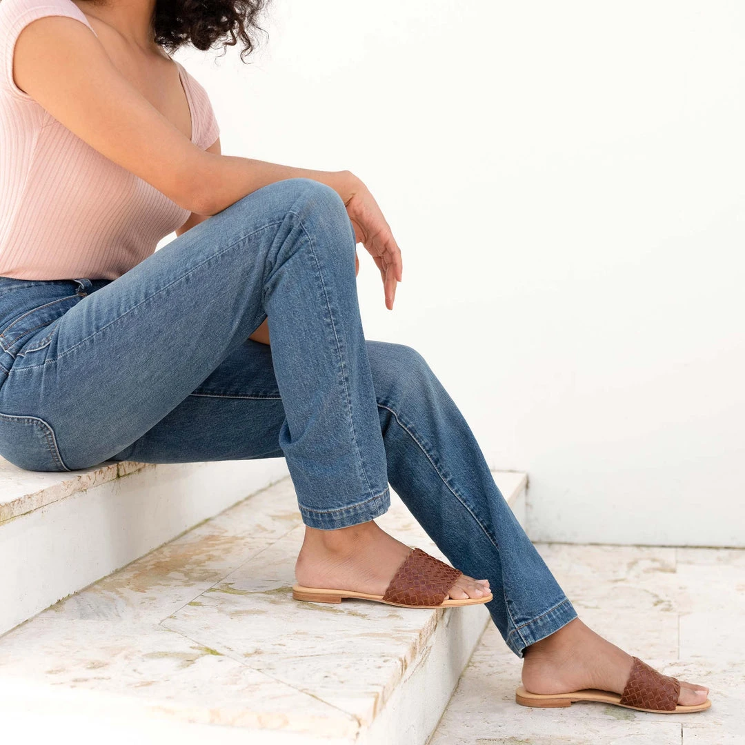 Nisolo Shoes Isla Woven Slide Sandal 8 Nisolo Shoes Isla Woven Slide Sandal