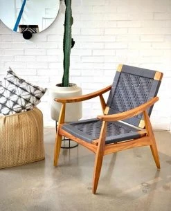 Masaya & Co. Izapa Leather Arm Chair