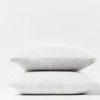 Coyuchi Jersey Envelope Pillowcase Set - Alpine White Home Goods