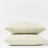 Coyuchi Fair Trade Jersey Envelope Pillowcase Set - Undyed