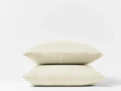 Coyuchi Fair Trade Jersey Envelope Pillowcase Set - Undyed