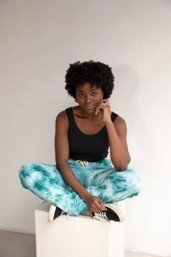 North Of West Julie Tie Dye Joggers - Atlantic 12 North Of West Julie Tie Dye Joggers - Atlantic