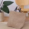 Will & Atlas Accessories Jute Shopper - Indigo Stripes