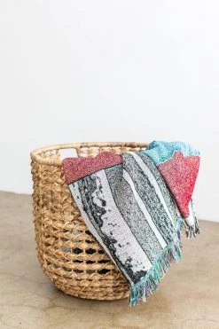K-apostrophe Home Goods Hard Water Upcycled Throw Blanket