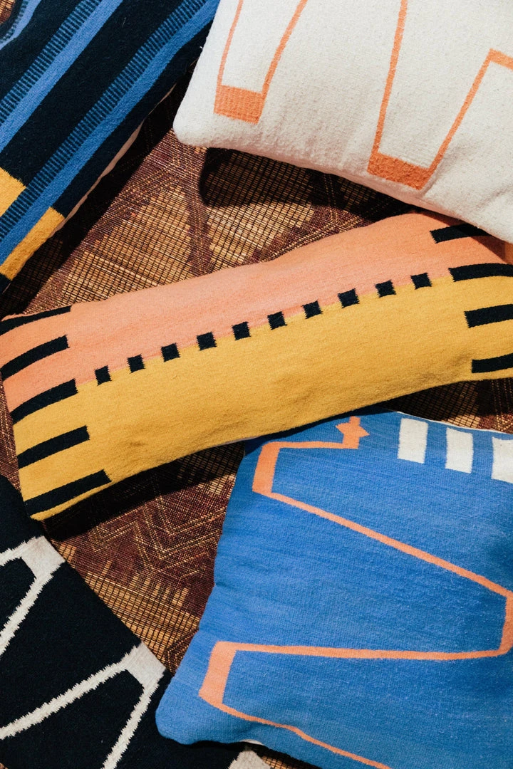 K-apostrophe Home Goods Ladders Wool Lumbar Pillow 5 K-apostrophe Home Goods Ladders Wool Lumbar Pillow