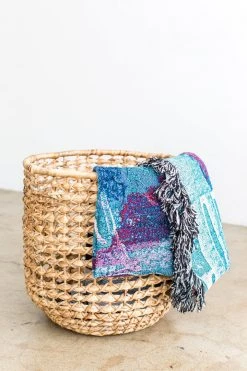 K-apostrophe Manchas + Marks Upcycled Throw Blanket