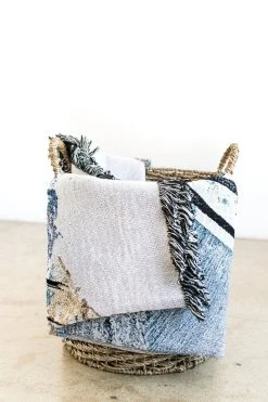 K-apostrophe Marea Upcycled Throw Blanket