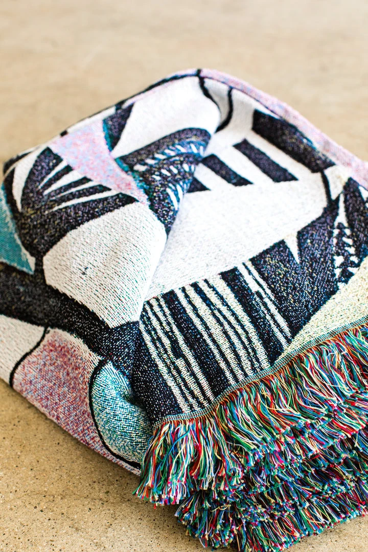 K-apostrophe Miro Upcycled Throw Blanket Home Goods 4 K-apostrophe Miro Upcycled Throw Blanket Home Goods