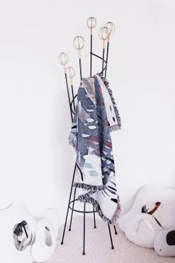 K-apostrophe Monsoon Upcycled Throw Blanket