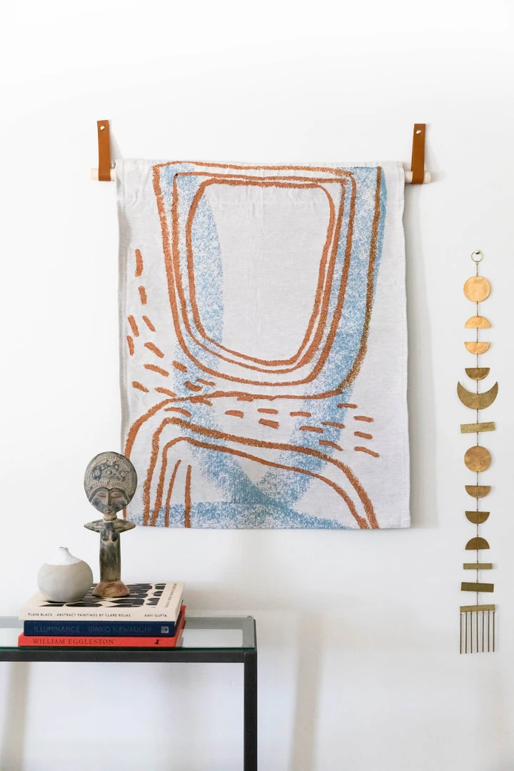 K-apostrophe Topographic Woven Tapestry 4 K-apostrophe Topographic Woven Tapestry