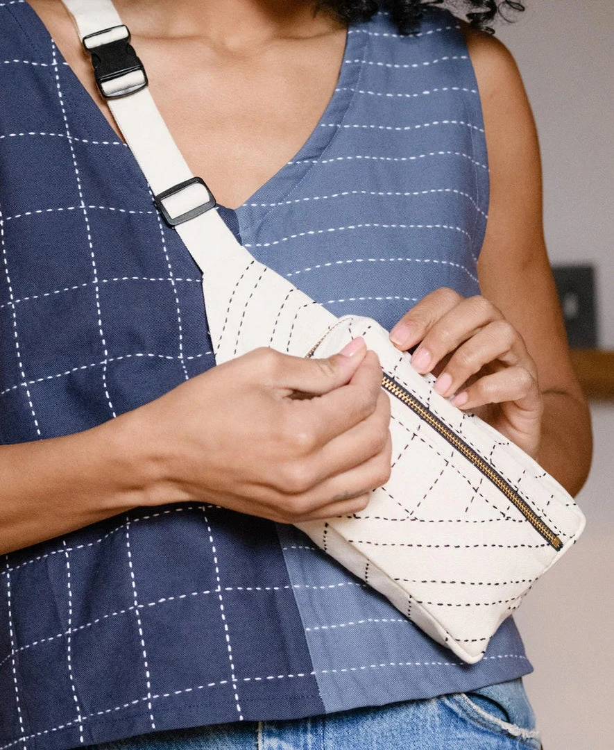 Anchal Kantha Crossbody Belt Bag 3 Anchal Kantha Crossbody Belt Bag