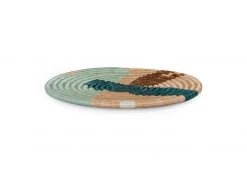 KAZI Abstract Apricot + Seafoam Hot Pad Home Goods