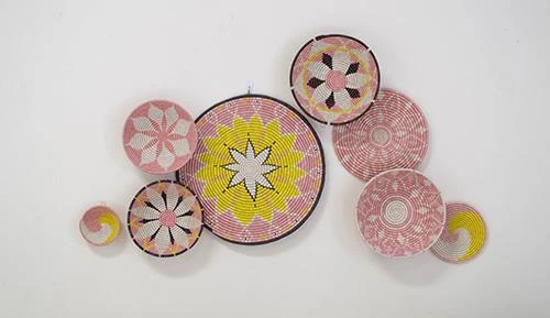 KAZI Home Goods Blush Pink + Sun Unity Trivet 4 KAZI Home Goods Blush Pink + Sun Unity Trivet