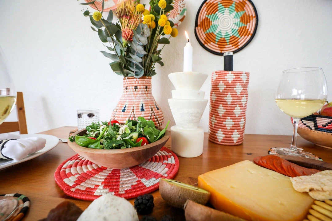 KAZI Coral Virunga Trivet Home Goods 4 KAZI Coral Virunga Trivet Home Goods