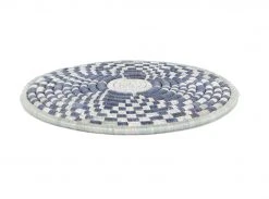 KAZI Home Goods Hope Metallic Silver Hot Pad