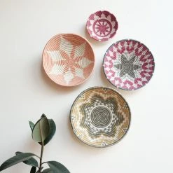 KAZI Medium Apricot Hope Round Basket