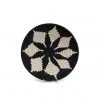 KAZI Home Goods Medium Black Hope Round Basket