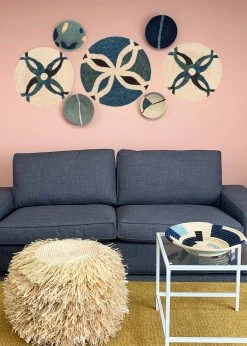 KAZI Medium Cool Sukari Round Basket Home Goods