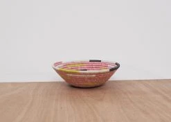 KAZI Medium Pale Blush Spiral Basket Home Goods