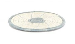 KAZI Spiral Metallic Silver Hot Pad Home Goods