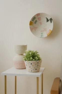 KAZI Large Anyon Round Basket Home Goods