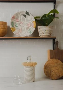 KAZI Large Anyon Round Basket Home Goods