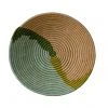 KAZI Home Goods Apricot + Seafoam Large Round Basket 1 KAZI Home Goods Apricot + Seafoam Large Round Basket