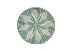 KAZI Seafoam Hope Large Round Basket Home Goods