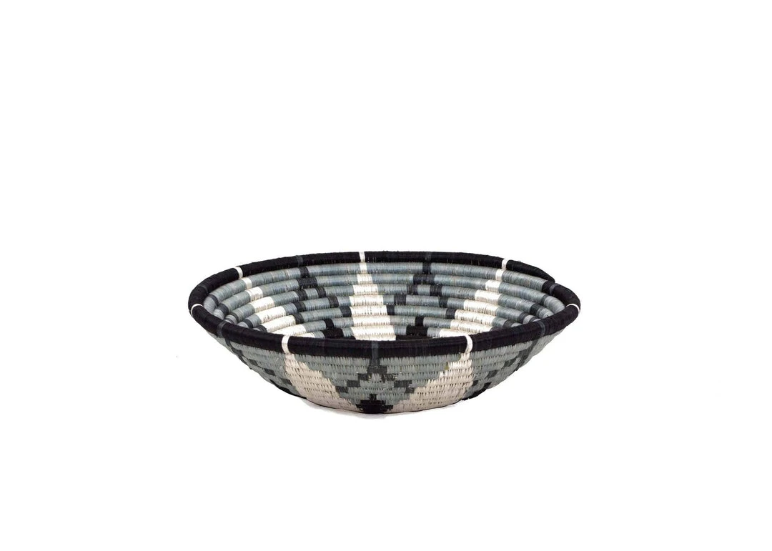 KAZI Home Goods Large Slate Hope Round Basket 5 KAZI Home Goods Large Slate Hope Round Basket