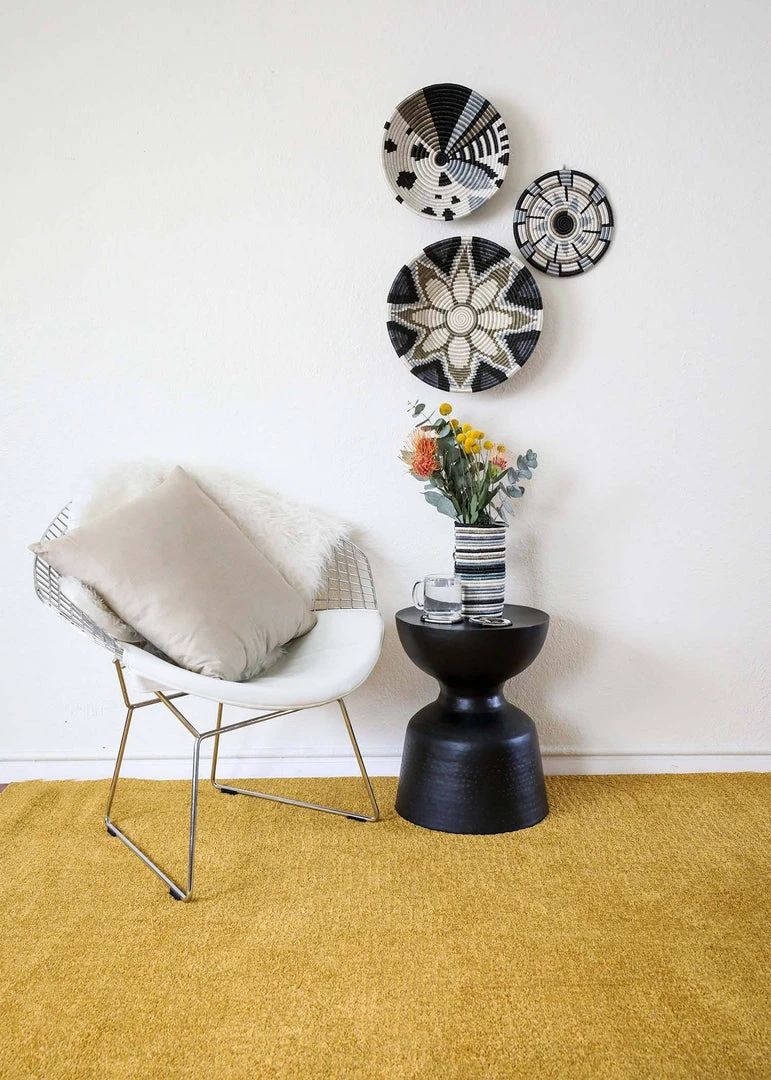 KAZI Extra Large Slate Jua Round Basket Home Goods 5 KAZI Extra Large Slate Jua Round Basket Home Goods