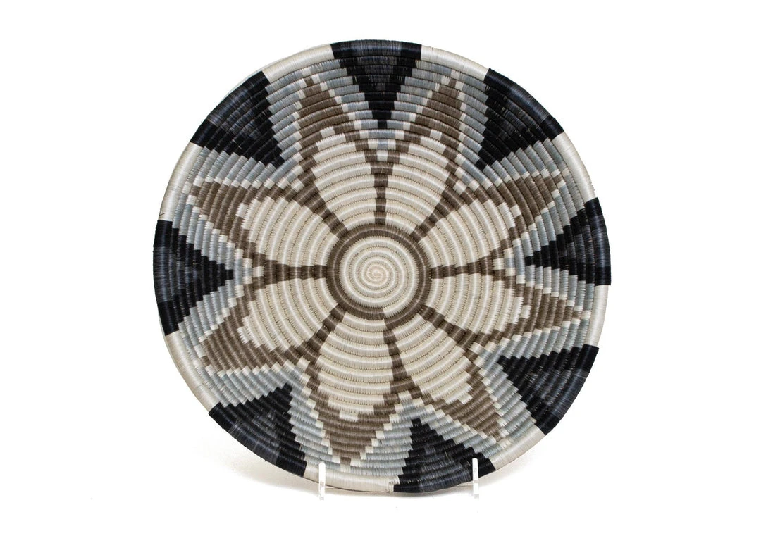 KAZI Extra Large Slate Jua Round Basket Home Goods 3 KAZI Extra Large Slate Jua Round Basket Home Goods