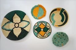 KAZI Home Goods Small Bermuda Fringed Wall Disc I