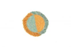 KAZI Home Goods Small Bermuda Fringed Wall Disc I