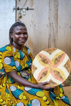 KAZI Small Mbalwa Woven Wall Plate