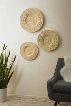 KAZI Medium All Natural Woven Wall Plate Home Goods 8 KAZI Medium All Natural Woven Wall Plate Home Goods