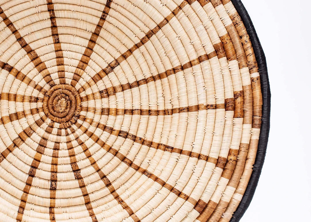 KAZI Large Banana Burst Woven Wall Plate Home Goods 5 KAZI Large Banana Burst Woven Wall Plate Home Goods