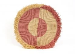 KAZI Large Blossom Fringed Wall Disc II