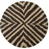 KAZI Black + Natural Geo Wall Basket