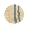 KAZI Gray Double Striped Wall Plate