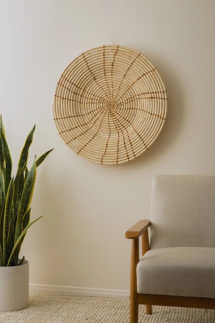 KAZI Banana Leaf Shujaa Extra Large Wall Plate Staff Favorites 4 KAZI Banana Leaf Shujaa Extra Large Wall Plate Staff Favorites