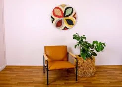 KAZI Home Goods Extra Large Mod Annette Woven Wall Plate