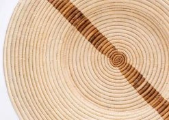 KAZI Staff Favorites Jumbo Banana Leaf Stripe Wall Plate 9 KAZI Staff Favorites Jumbo Banana Leaf Stripe Wall Plate