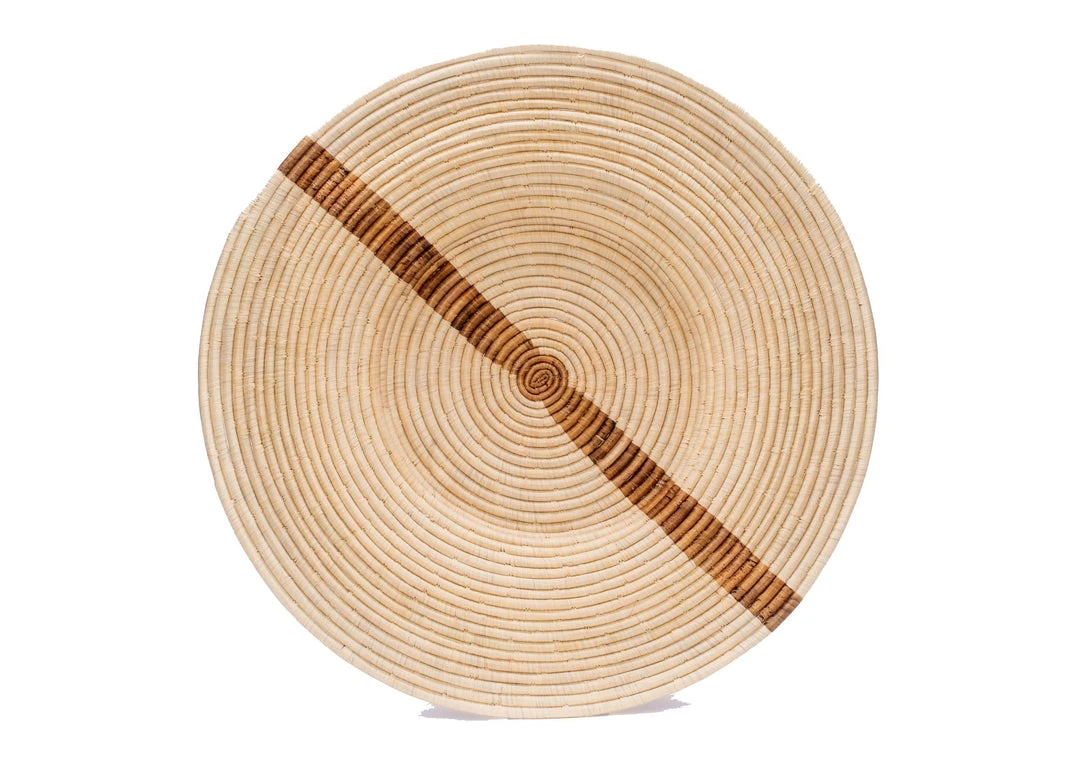 KAZI Staff Favorites Jumbo Banana Leaf Stripe Wall Plate 3 KAZI Staff Favorites Jumbo Banana Leaf Stripe Wall Plate