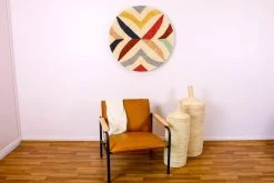 KAZI Home Goods Jumbo Mod Annette Woven Wall Art Plate