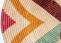 KAZI Home Goods Jumbo Vivid Margot Woven Wall Plate