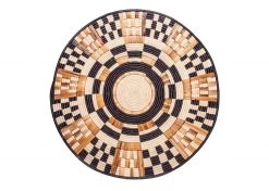 KAZI Oversized Midnight Woven Wall Plate