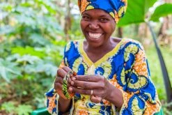 KAZI Small Denim Blue Virunga Bowl