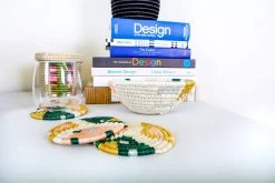 KAZI Small Floret Mtoto Round Basket Home Goods