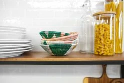 KAZI Small Metallic Floret Jadi Round Basket Home Goods 9 KAZI Small Metallic Floret Jadi Round Basket Home Goods