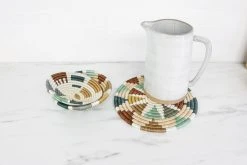 KAZI Small Soothing Sands Nyota Round Basket